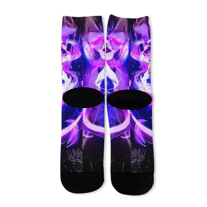 DBZ Mighty Destruction God Beerus Egyptian Cat Sport Design Socks