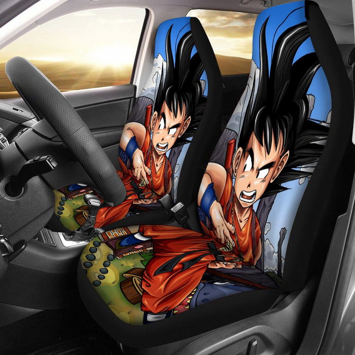 Dragon Ball Anime Angry Kid Goku Car Seat Cover