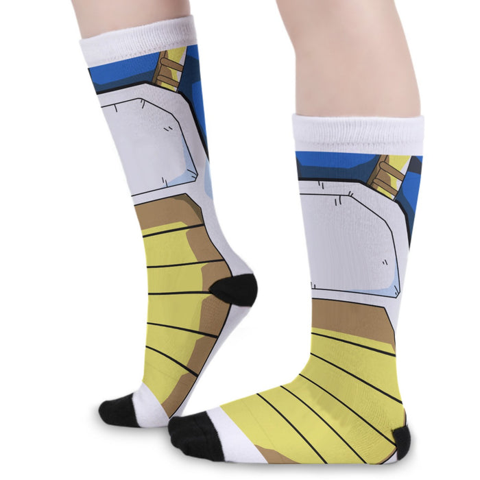 Dragon Ball Z Vegeta Cool Blue Battle Armor Cosplay Socks