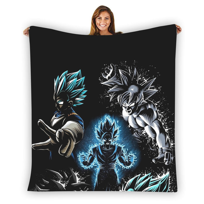 Dragon Ball Z SSGSS Blanket