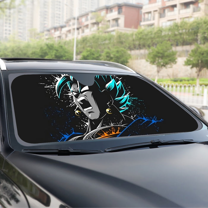 Dragon Ball Super  SSJ Blue Goku Rage Windshield Sunshade