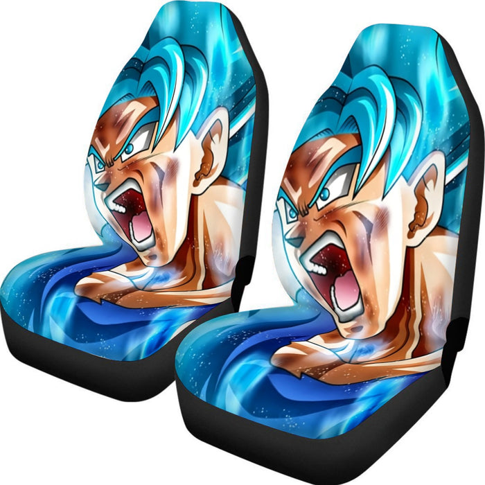 Dragon Ball Goku Blue Kaioken Ultra Instinct Epic 3D Car Seat Cover