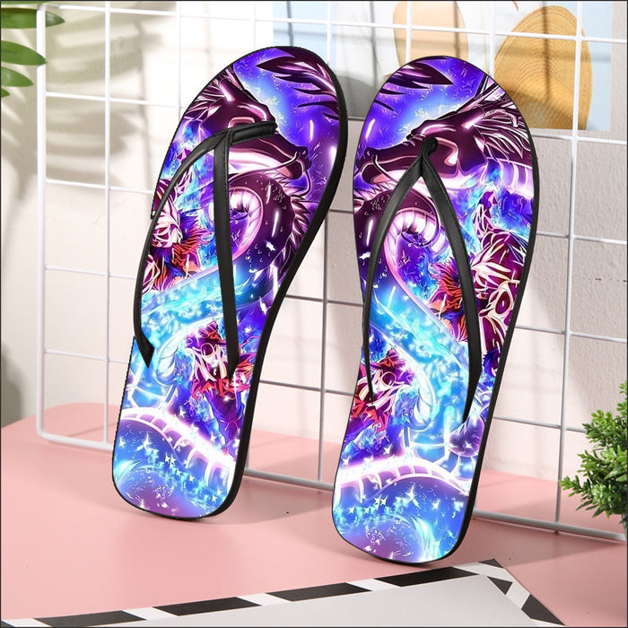 Dragon Ball Super Ultra Instinct Goku x Shenron Flip Flops