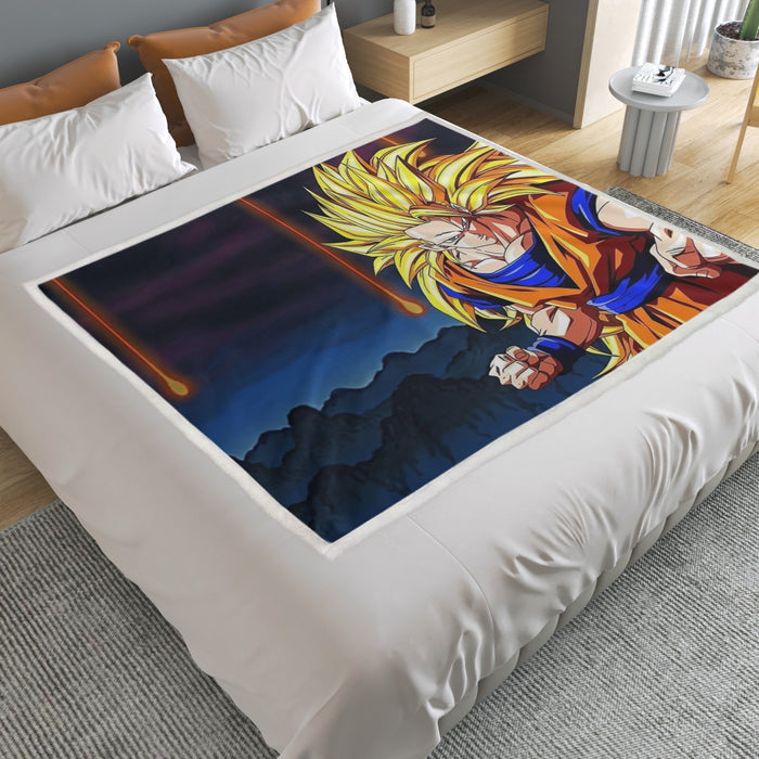 Super Saiyan 3 Goku Household Warm Blanket