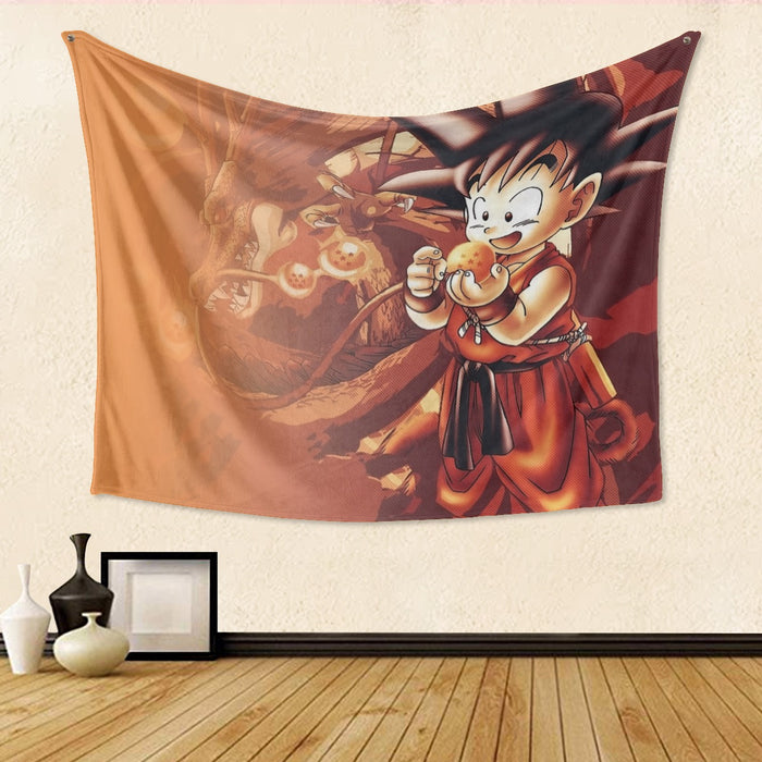 Kid Goku Dragon Ball Tapestry