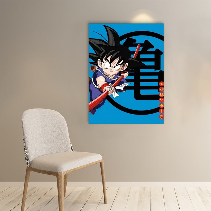 Young Goku Paper poster