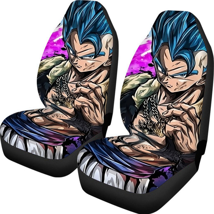 Super Saiyan Blue Gogeta Car Seat Cover