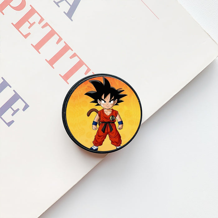 Cute Young Kid Goku Yellow Dragon Ball 3D Airbag mobile phone holder