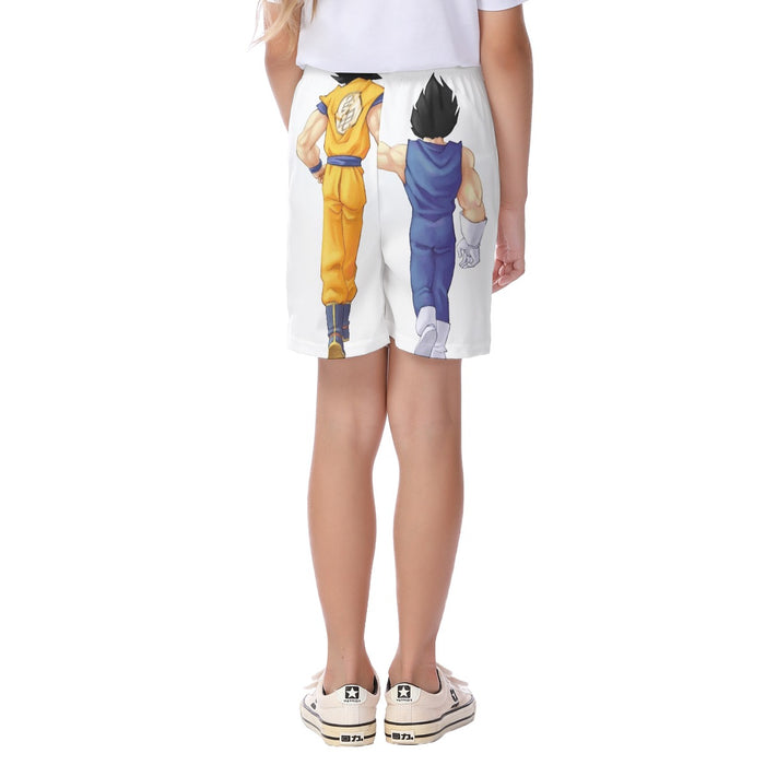 Dragon Ball Z Goku x Vegeta Kid's Beach Shorts