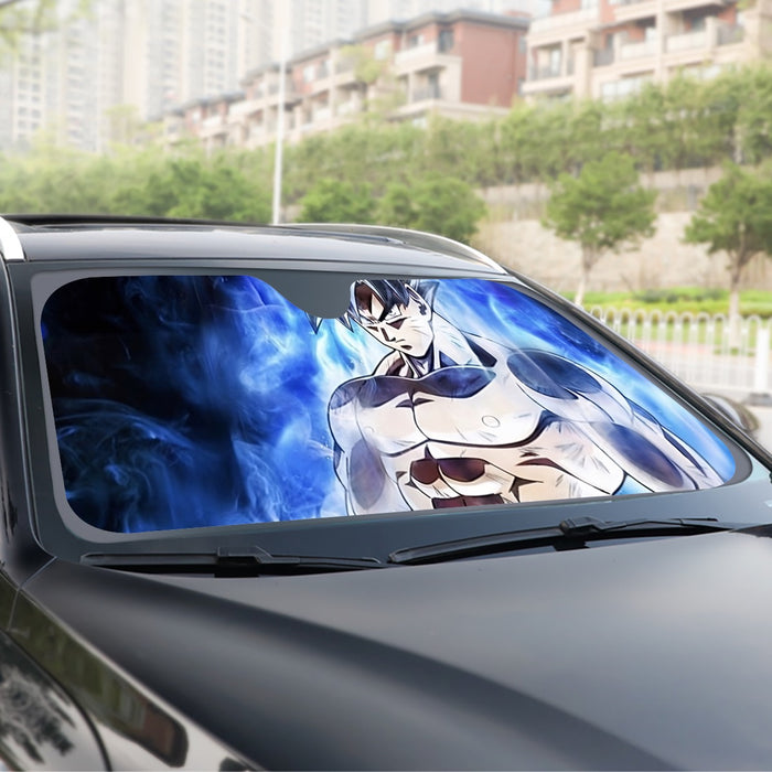 Dragon Ball Super Goku Ultra Instinct Blue Cool Casual Windshield Sunshade