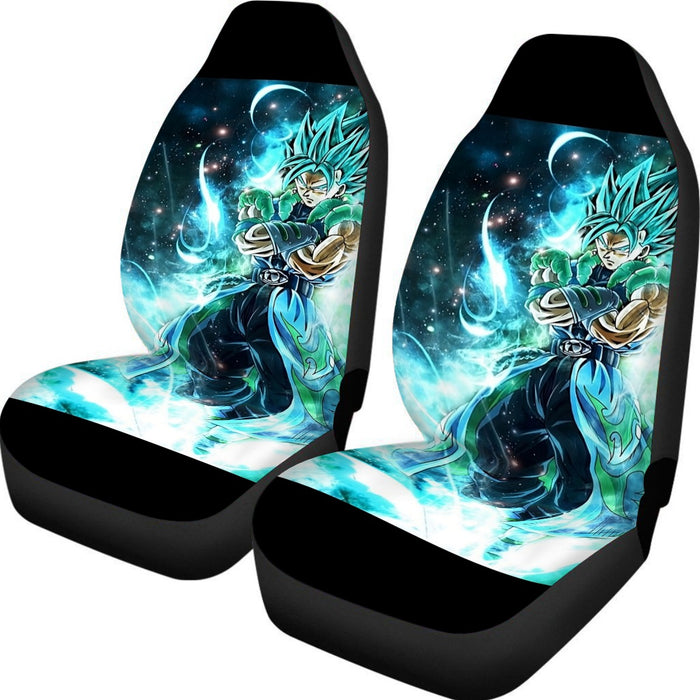 DBZ Gogito 2 Blue SS Kaioken Car Seat Cover