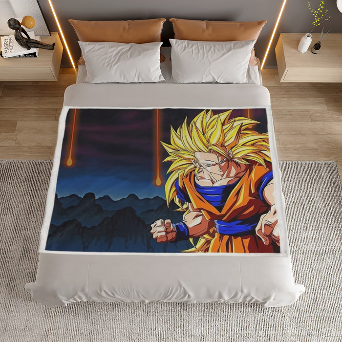 Super Saiyan 3 Goku Household Warm Blanket