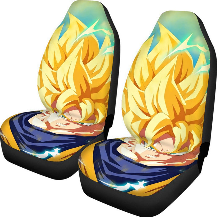 Dragon Ball Goku Super Saiyan Thunder Car Seat Cover | DBZ-Store.com