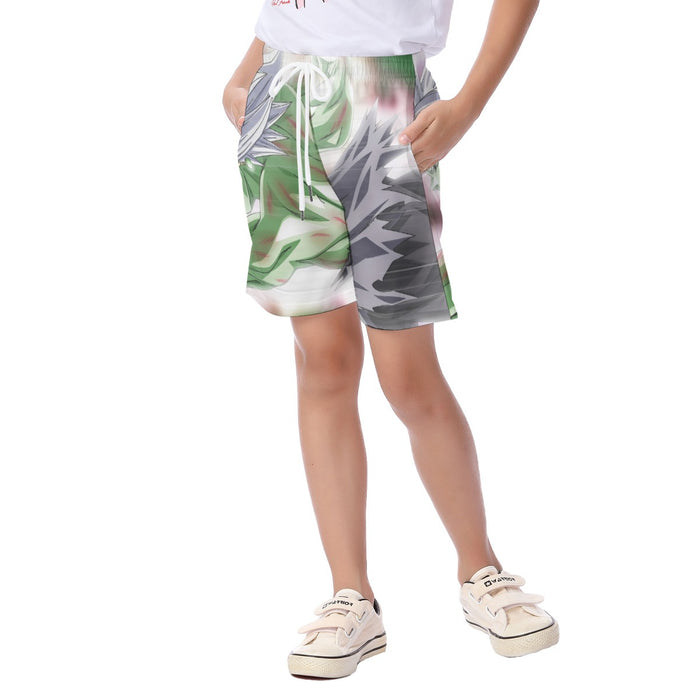 Dragon Ball Fused Zamasu Aggressive Portrait Dope Kid's Beach Shorts