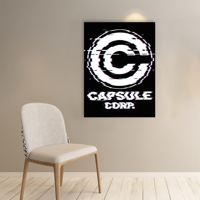 Capsule Corporation Paper poster