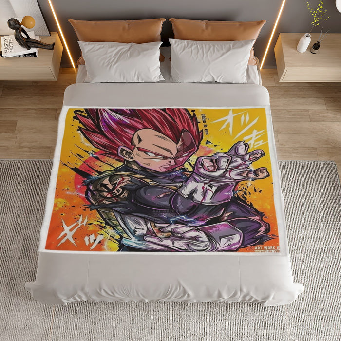 Dragon Ball Z Vegeta God Household Warm Blanket