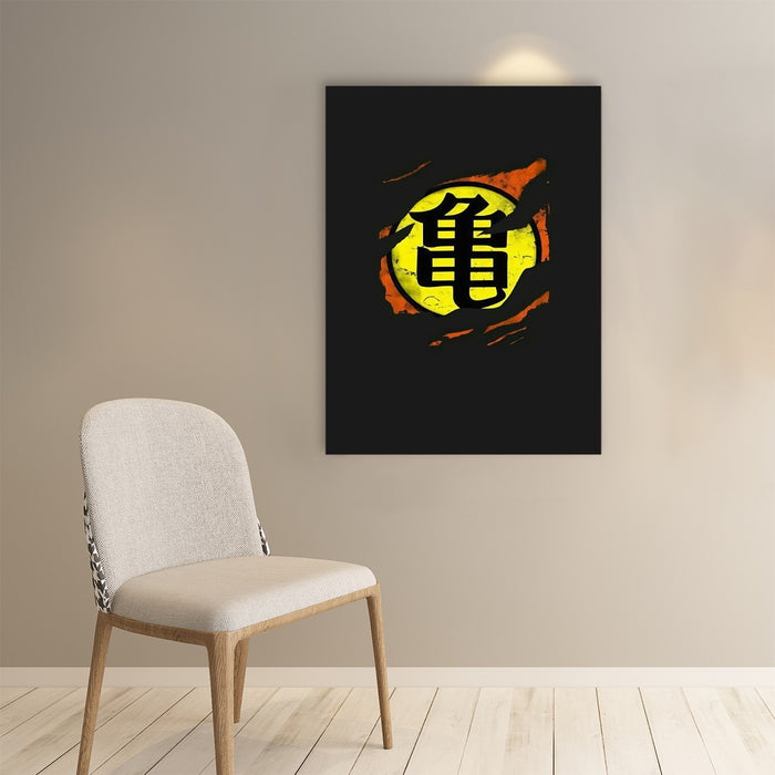 Dragon Ball Master Roshi Symbol Kanji Japanese Cool Design Paper poster