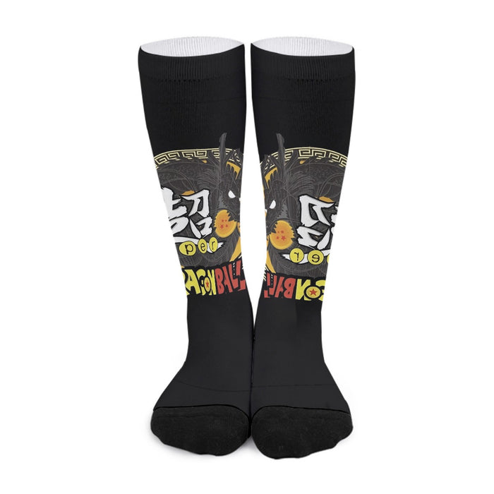 Dragon Ball Z Super Kanji Epic Dragon Spirit Shenron Socks