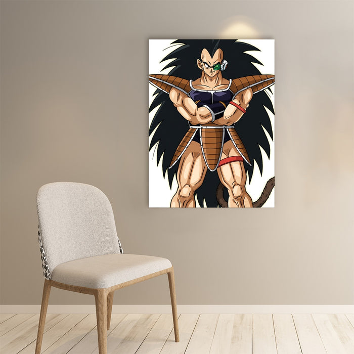 Dragon Ball Z Cool Saiyan Raditz Pride and Proud Paper poster