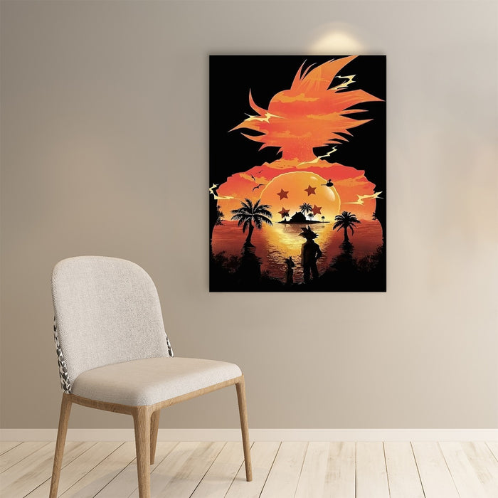 Four Star Dragon Ball Paper poster