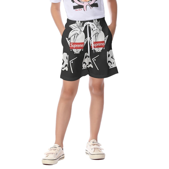 Zamasu Supreme Villain Dragon Ball Cool Design Kid's Beach Shorts