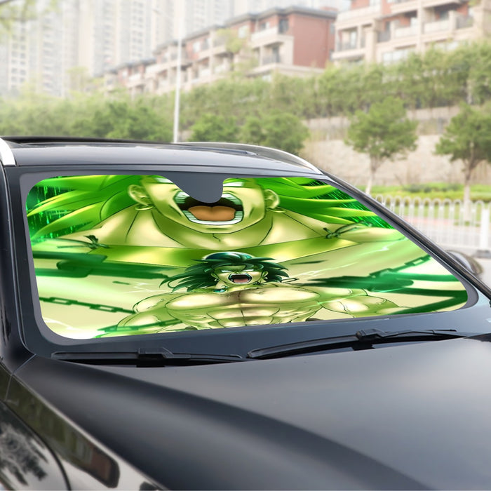 Dragon Ball Legendary Super Saiyan Broly 3D Full Print Streetwear Design Windshield Sunshade