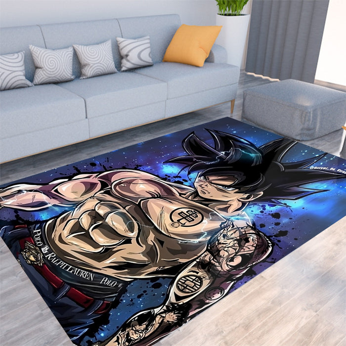 Thugged out Goku UI Comfortable Dragon Ball Rug