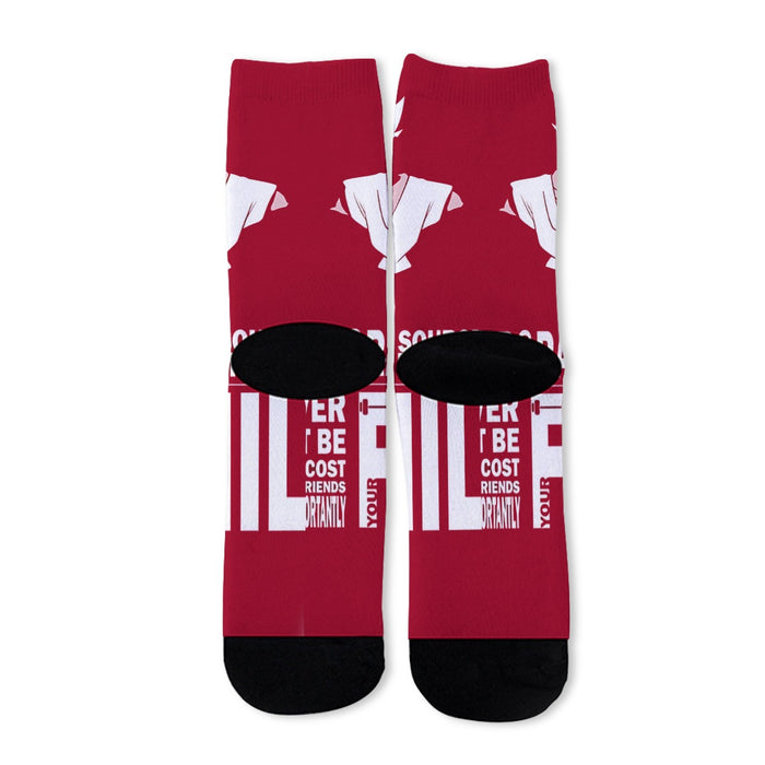 Dragon Ball Z  Gohan Family Slogan Socks