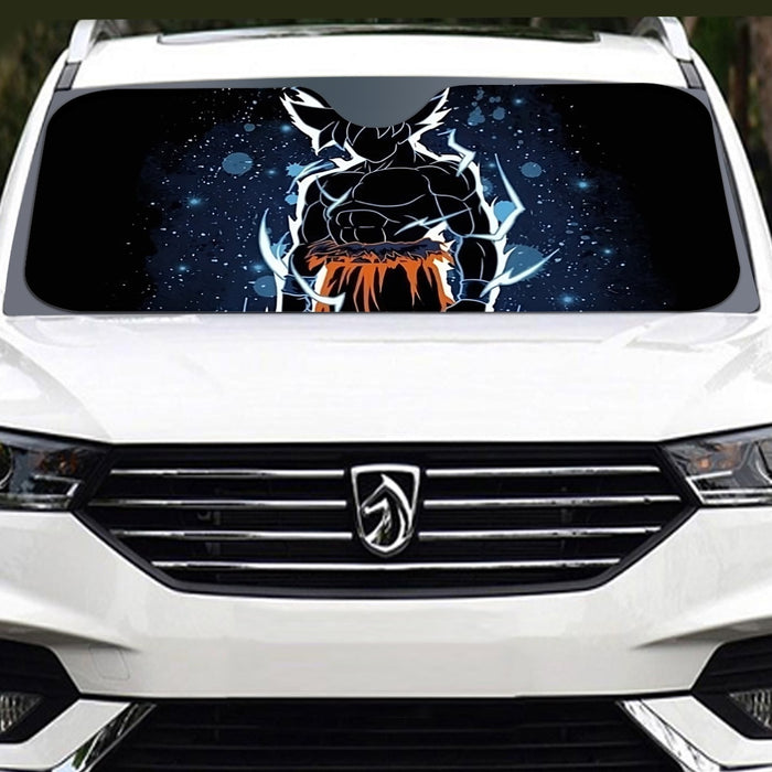 Dragon Ball Z Goku Ultra Instinct Shadow Windshield Sunshade