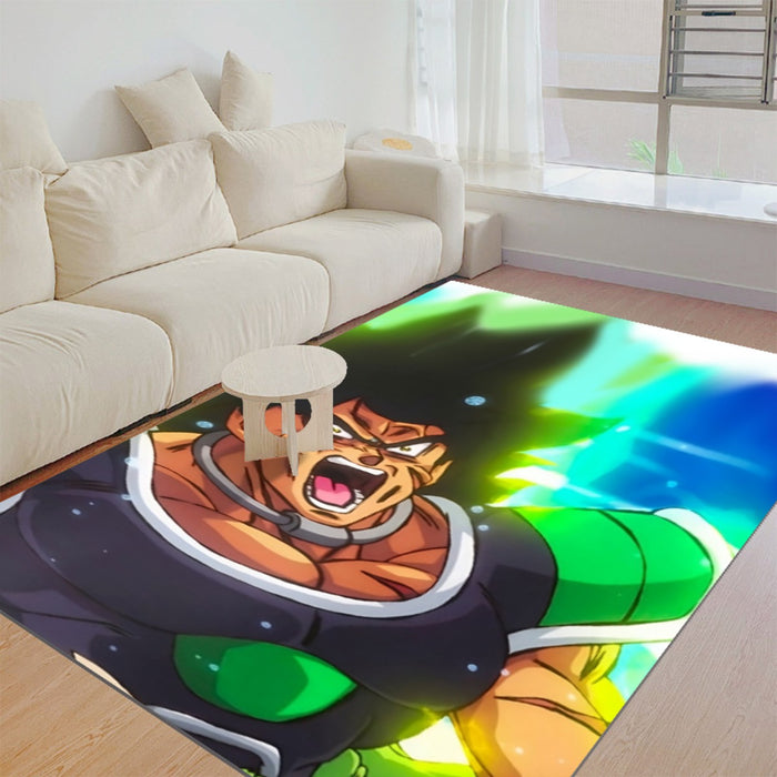 Dragon Ball Super Angry Broly Legendary Super Saiyan Rug