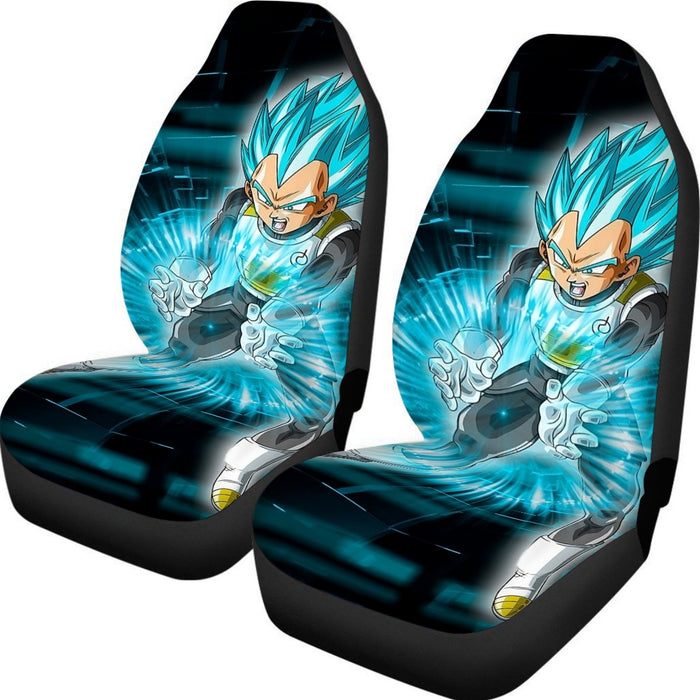 Vegeta Blue Double Galick Gun Car Seat Cover | DBZ-Store.com