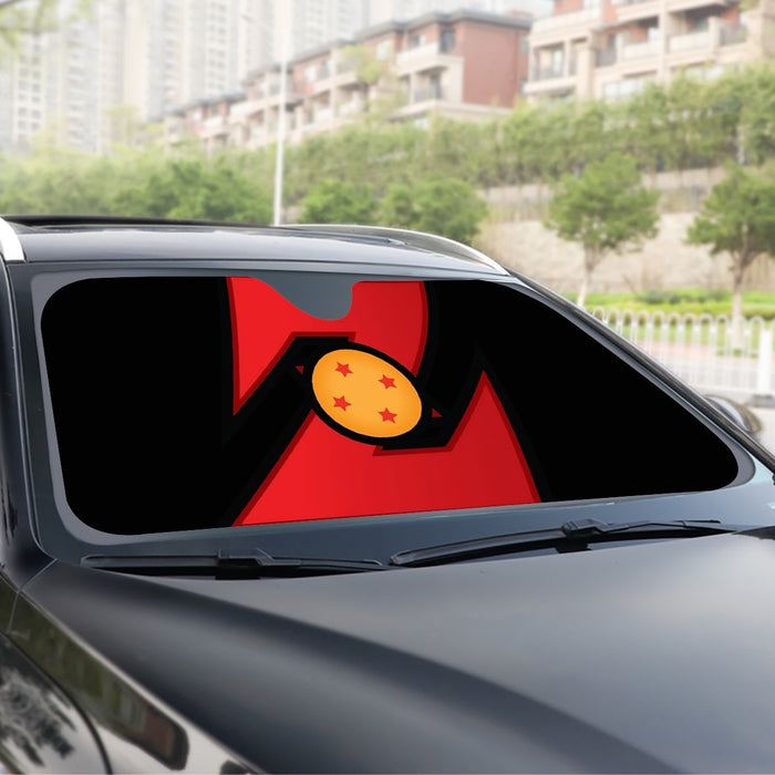 Dragon Ball Z Logo Four Star Dragon Ball Cool Design Windshield Sunshade