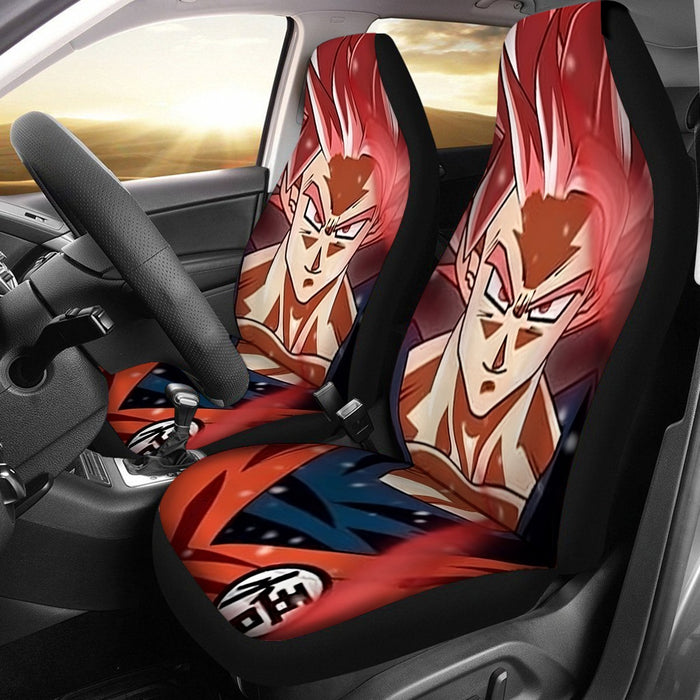 Dragon Ball Son Goku Super Saiyan Rose Portrait Cool Car Seat Cover