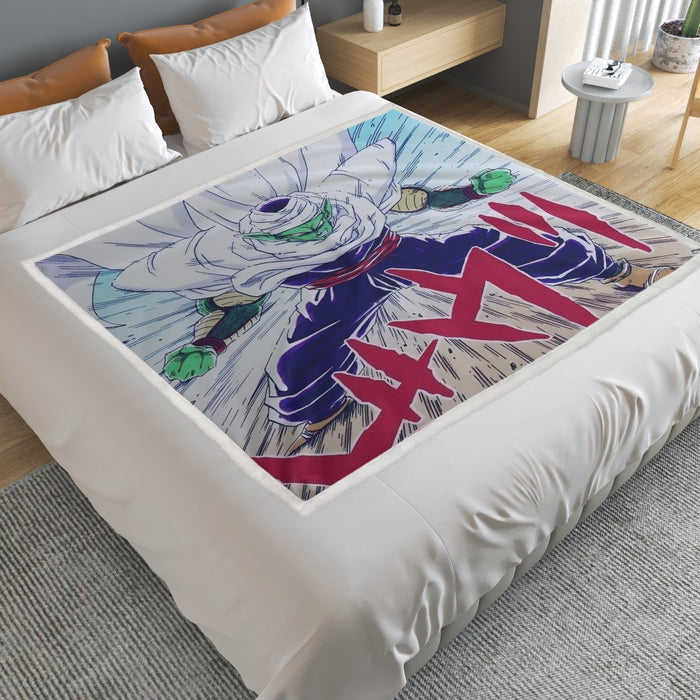 DBZ Evil King Piccolo Release Power Final Battle Fashion Household Warm Blanket