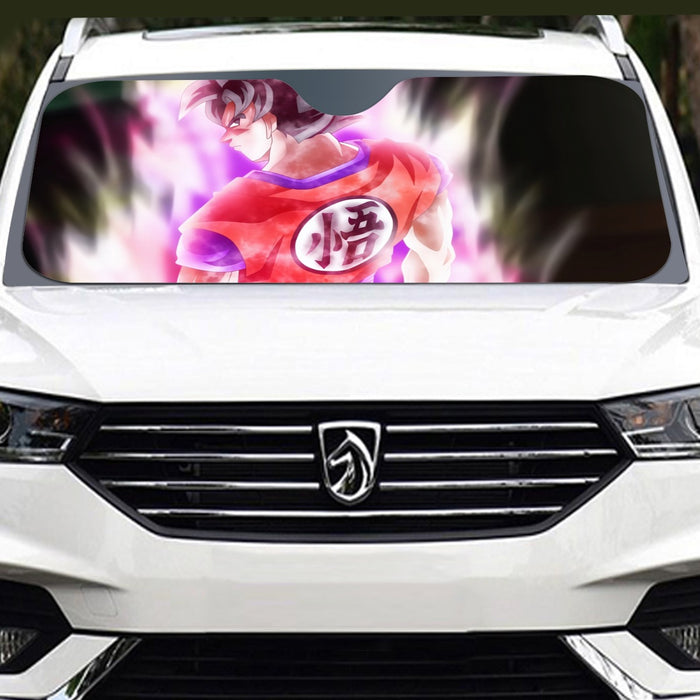 Dragon Ball Angry Son Goku Unique Style Full Print Windshield Sunshade