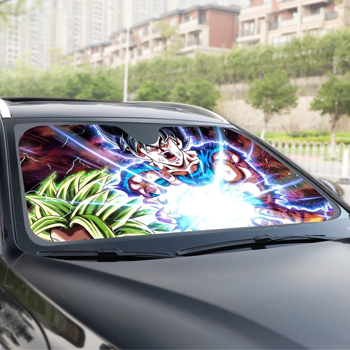 Dragon B Z Son Goku Powerful Kamehameha Released Windshield Sunshade