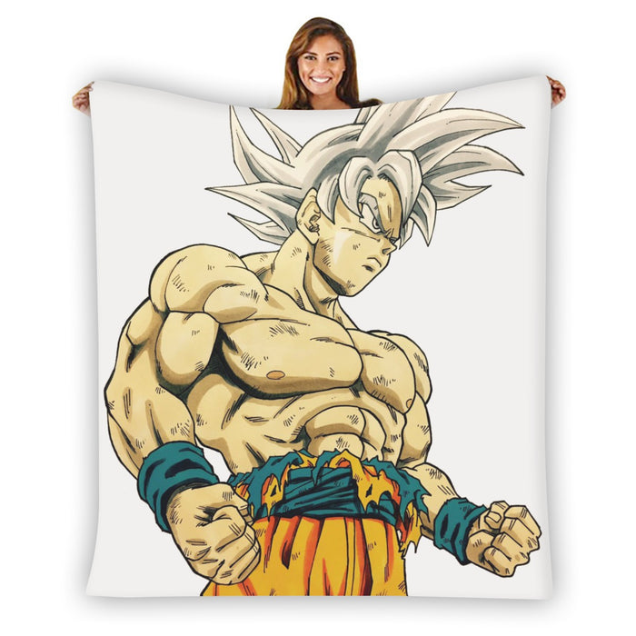 Dragon Ball Super Mastered Ultra Instinct Goku Blanket