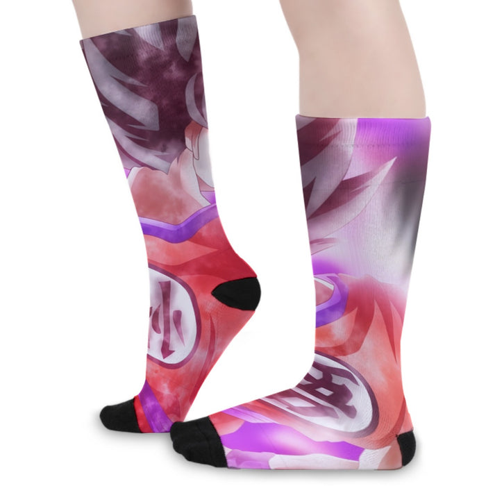 Dragon Ball Angry Son Goku Unique Style Full Print Socks