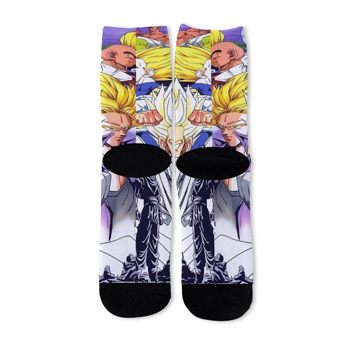 Dragon Ball Trunks Gohan Young Generation Super Saiyan Color Style  Socks