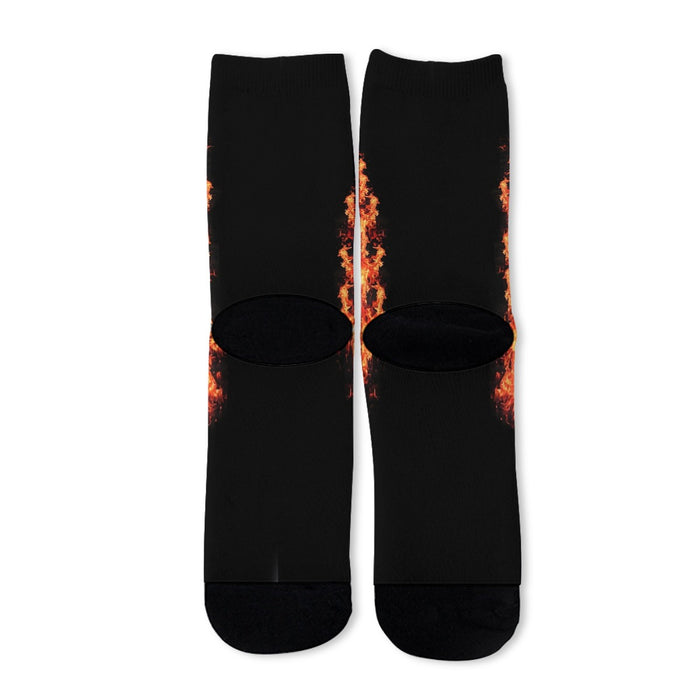 DBZ Vegeta Super Saiyan God Whis Symbol Fire Aura Streetstyle  Socks