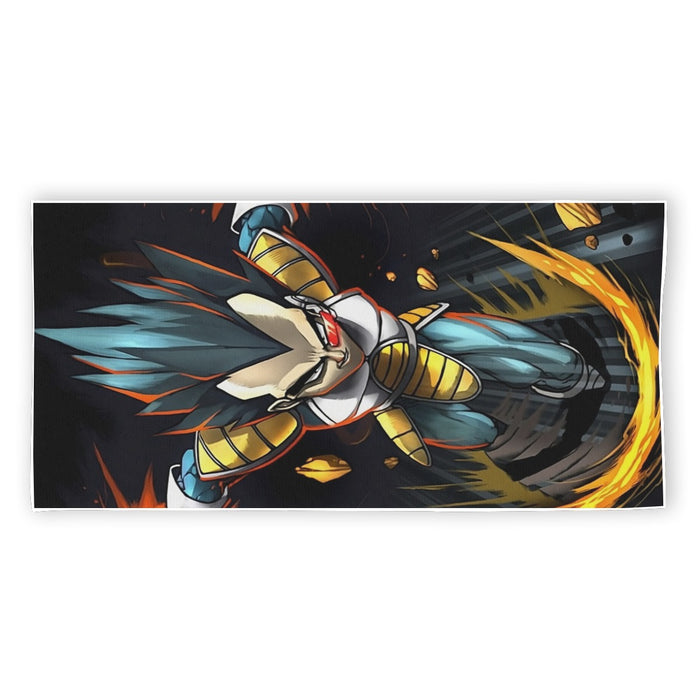 Dragon Ball Armored Vegeta Double Galick Cannon Dope Beach Towel