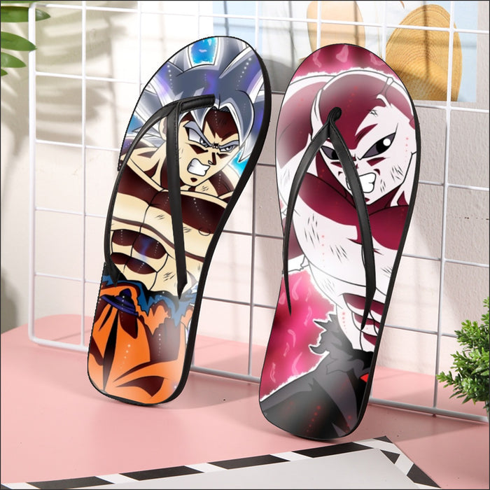 Dragon Ball Super Goku vs Jiren Fierce Battle Full Print Flip Flops