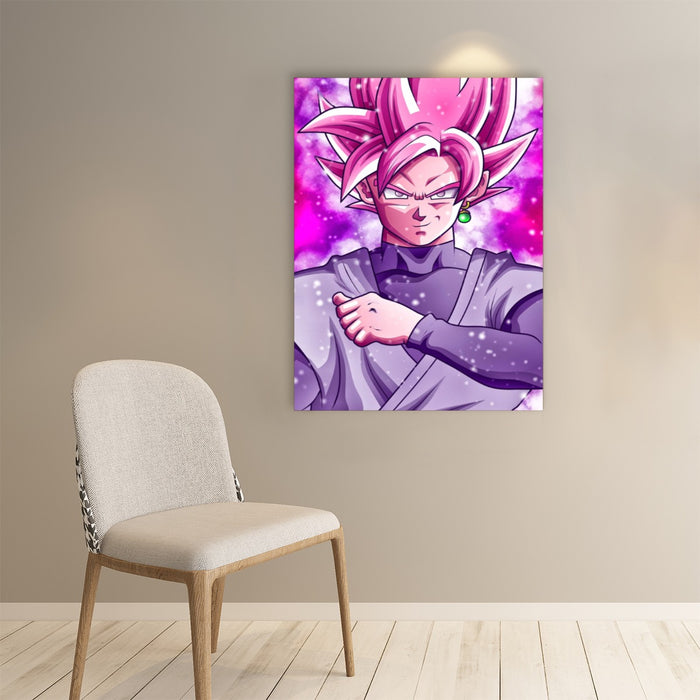 Dragon Ball DBZ Goku Black Rose Galaxy Fantasy Amazing Paper poster