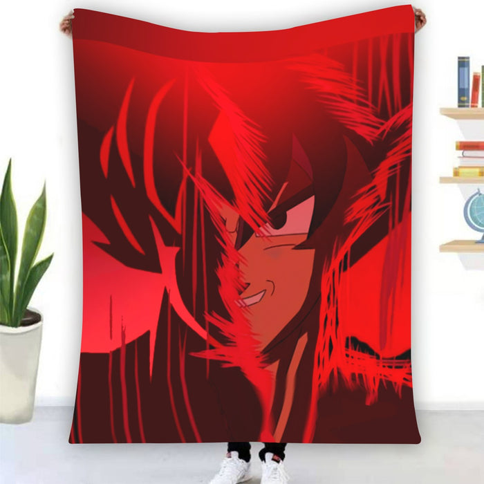 Dragon Ball Son Goku Portrait Japanese Anime Full Print Blanket