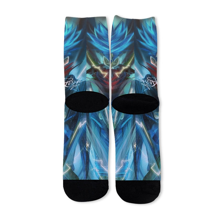 Dragon Ball Super Future Trunks Rage Socks