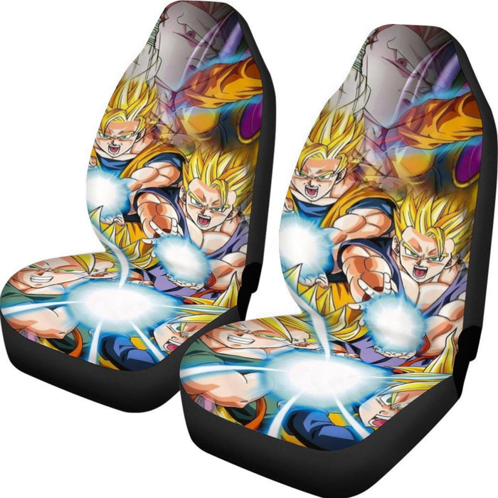 DBZ Goku Gohan Goten Super Saiyan Kamehameha Color Design Car Seat Cover