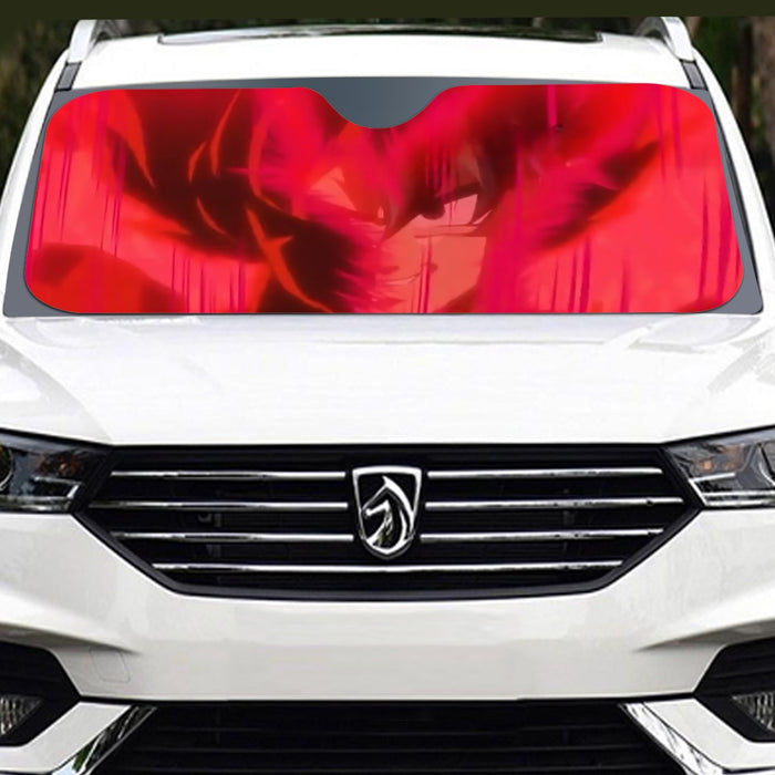 Dragon Ball Super Goku Red Kaioken Super Saiyan Epic Windshield Sunshade