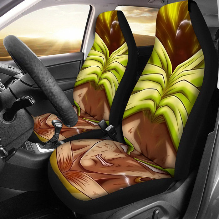 Dragon Ball Super Legendary Super Saiyan Broly White Eyes Custom Car Seat Cover