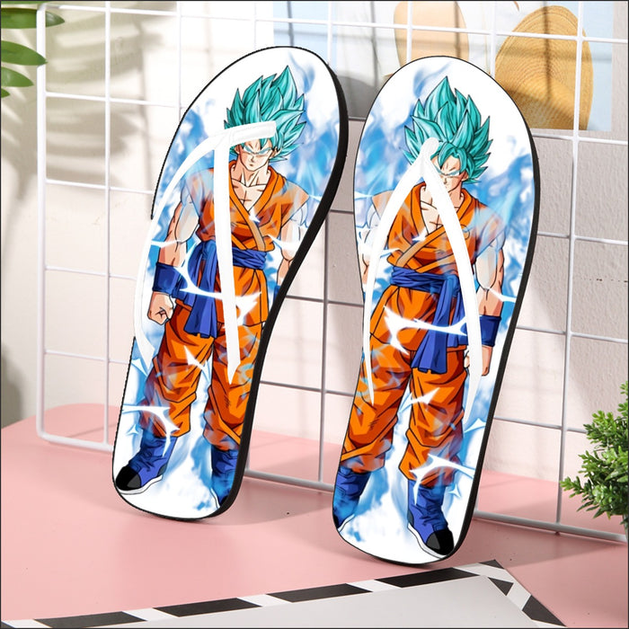 Dragon Ball Super SSGSS Goku Flip Flops