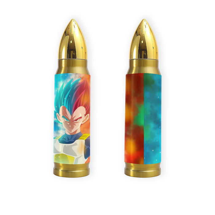 DBZ Vegeta Super Saiyan God Blue SSGSS Cool Portraits Tumbler